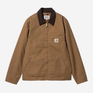 Carhartt Wip Detroit Jacket Summer Hamilton Brown Rinsed