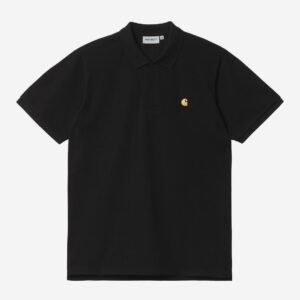Carhartt Wip Chase Pique Polo Black