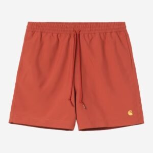 Carhartt Wip Chase Swim Trunks Oxide Red