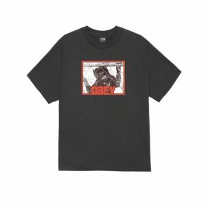 Obey Beware Classic Tee Vintage Black