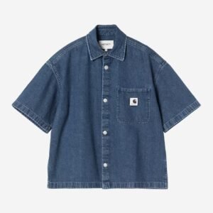 Carhartt Wip Donna W Lovilia Shirt Blue Stone Washed