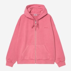 Carhartt Wip Hooded Benton Sweat Jacket Primrose Garment Dyed