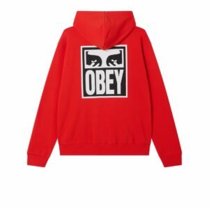 Obey Obey Eyes Icon II Pullover Fiery Red