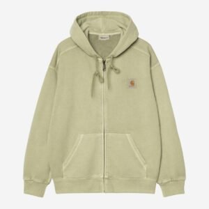Carhartt Wip Hooded Nelson Jacket Gentle Green Garment Dyed