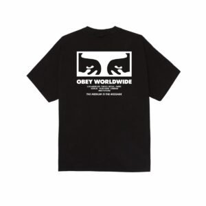 Obey The Medium Is The Message Classic Tee Black