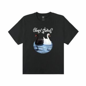 Obey Studios Swan Heavyweight Tee Vintage Black