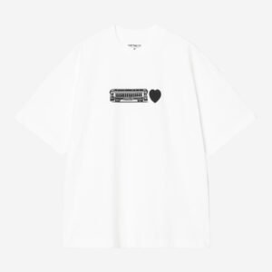 Carhartt Wip Deconstructed Label Tee White