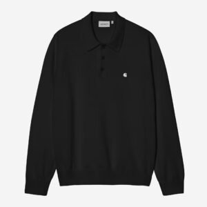 Carhartt Wip Ls Madison Polo Black
