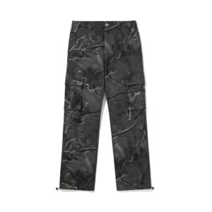 Vertere Berlin Tetra Aop Cargo Pants  Black