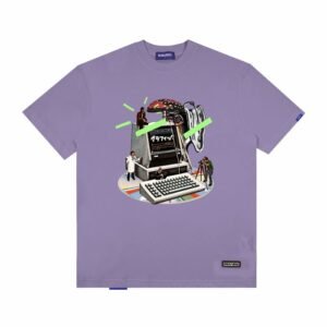 Devastate Digitalism Tee Purple
