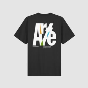 Arte Big Logo Back Tee Black