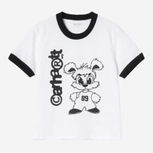 Carhartt Wip Donna W Ip Ringer Tee White Black