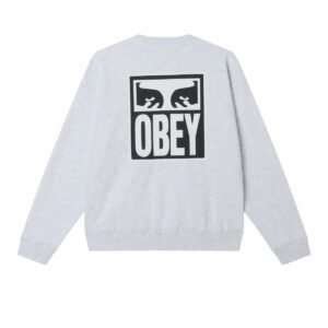 Obey Obey Eyes Icon II Crewneck Heather Grey