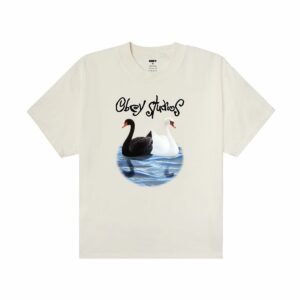 Obey Studios Swan Heavyweight Tee Vintage White