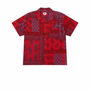 Obey Mayer Ss Shirt True Red Multi