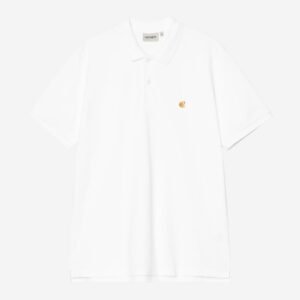 Carhartt Wip Chase Pique Polo White