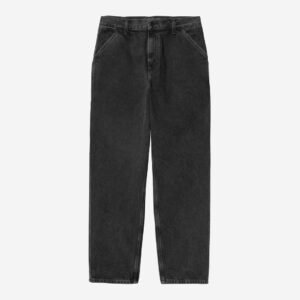 Carhartt Wip Single Knee Pant Black Stone Washed