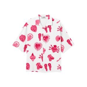 Vertere Berlin Forget Me Not Viscose Shirt  White