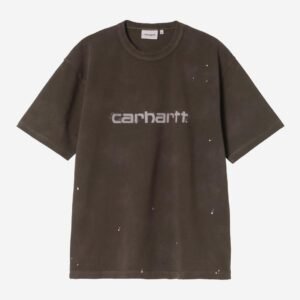 Carhartt Wip  Painter Tee Tobacco Destroy Wash Splatter