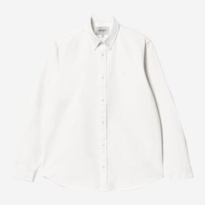 Carhartt Wip Bolton Shirt White Garment Dyed