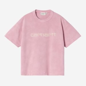 Carhartt Wip Donna W Painter Tee Hortensia Destroy Wash Splatter
