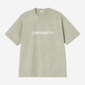 Carhartt Wip  Painter Tee Shady Green Destroy Wash Splatter