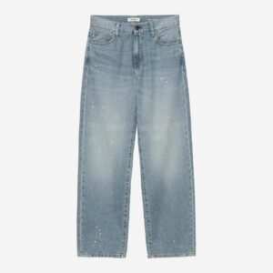 Carhartt Wip Donna W Arin Pant Blue Destroy Wash Splatter