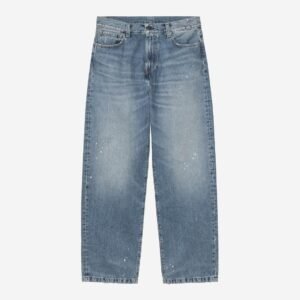 Carhartt Wip Landon Pant Blue Destroy Wash Splatter