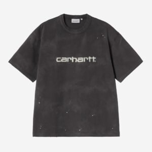 Carhartt Wip  Painter Tee Black Destroy Wash Splatter